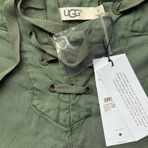 UGG Olive Lace-Up Top